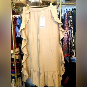 Endless Rose High Ruffle Trim Pants 💞